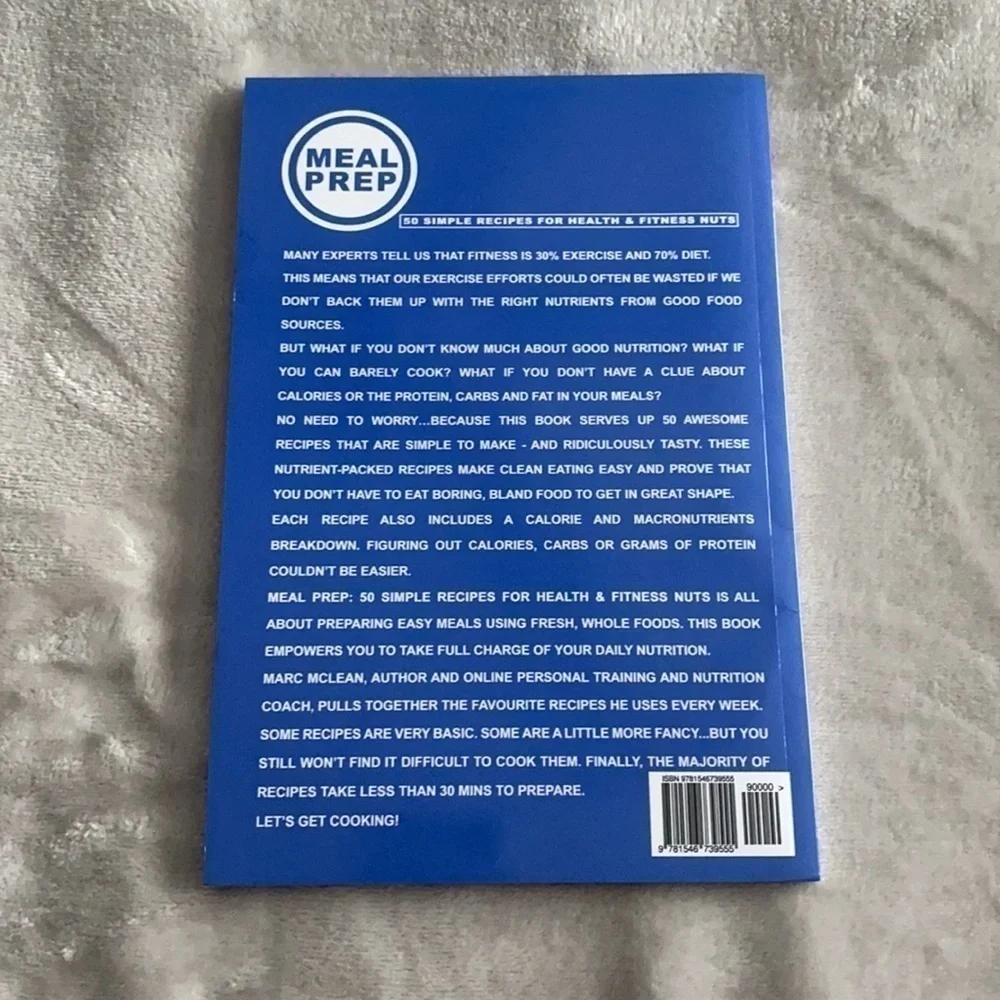 2 for $28 books, Meal Prep Book- health and fitness